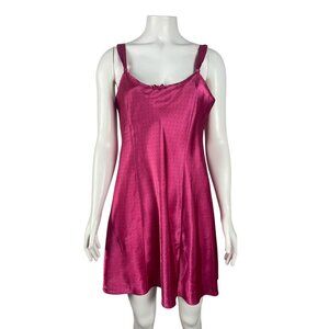 Vintage Morgan Taylor Intimates Slip Nightgown Medium Satin Chemise Lingerie